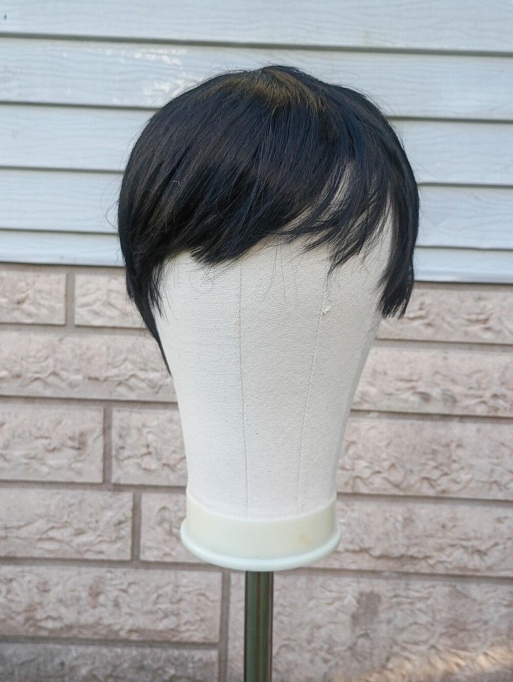 Short Black Pixie Wig - Natural Shine